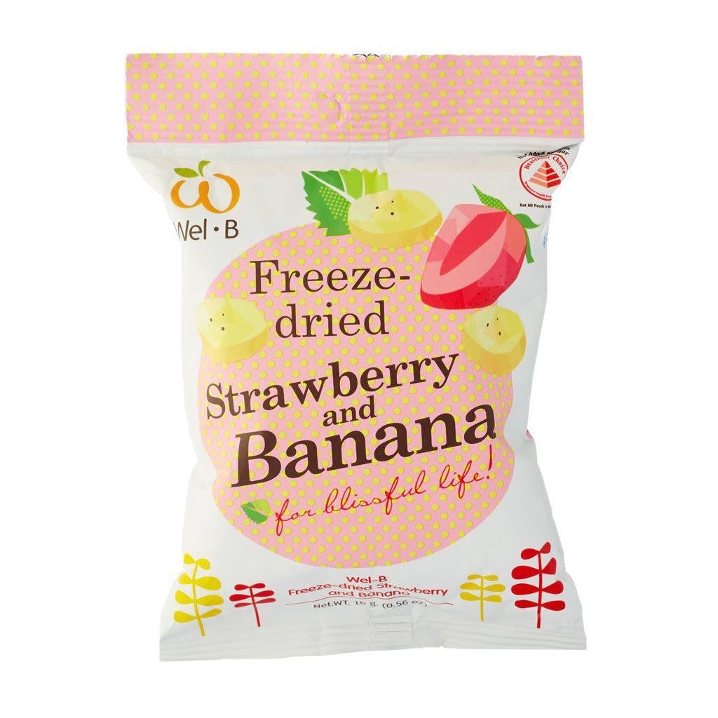 Wel B Freeze Dried Strawberry  Banana – BabybyJitta