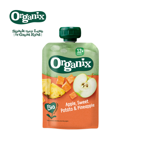 Organix - Apple Sweet Potato & Pineapple Fruit Purée Pouch