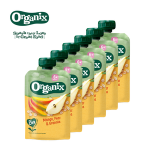 [Carton Deal] Organix - Mango Pear and Granola Pouch - 100G*6