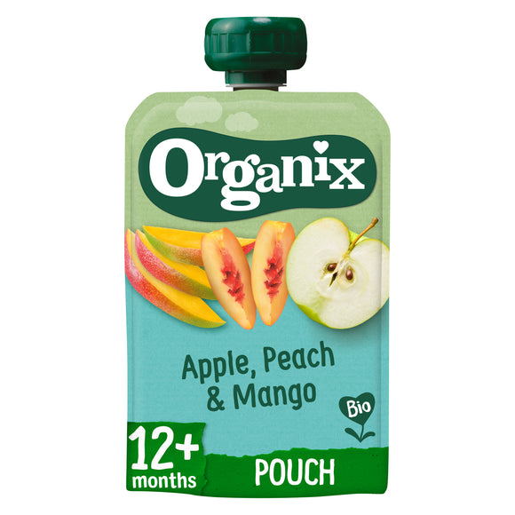 Organix - Apple, Peach and Mango Pouch - 100G