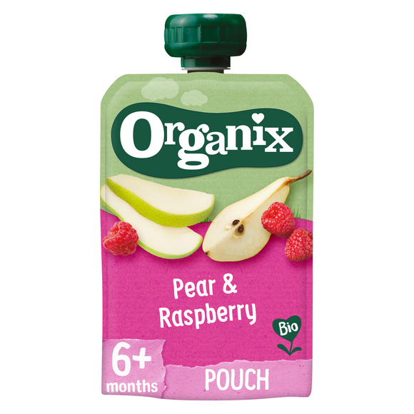[NEW] Organix - Pear and Raspberry Pouch - 100G