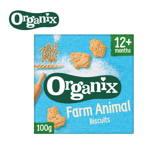 Organix - Farm Animal Biscuits - 12mths+
