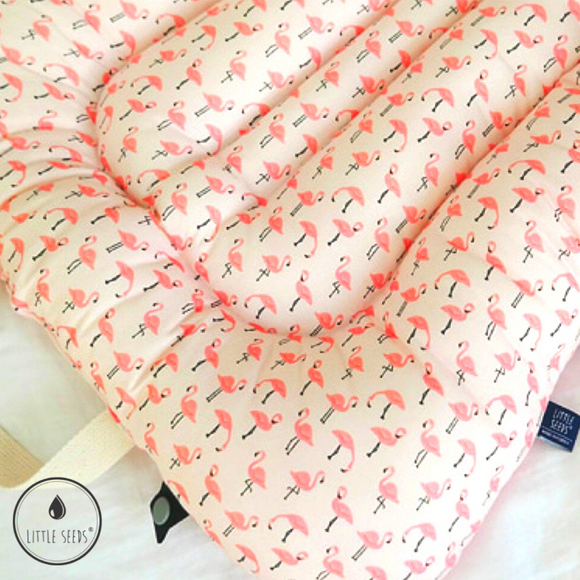 Flamingo baby top bedding set