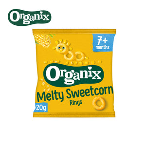 Organix - Melty Sweetcorn Rings - 6mths+