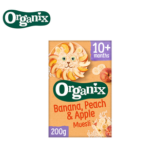 Organix - Organic Banana, Peach & Apple Muesli - 10mth+