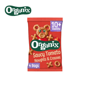 Organix - Organic Saucy Tomato Noughts & Crosses 4s - 10mths+